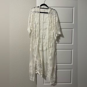 White Lace Kimono